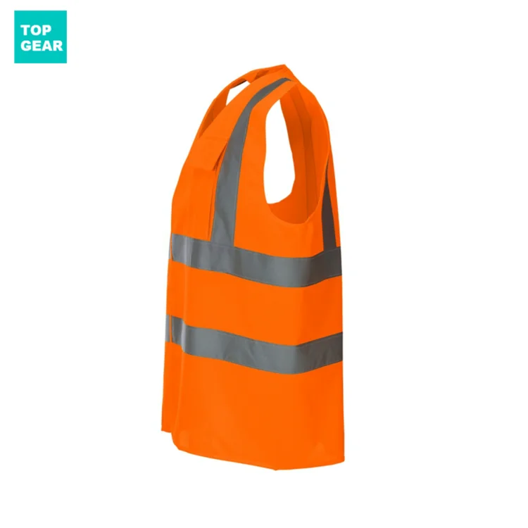 Topgear customized hi vis workwear vest safety jacket reflective vest