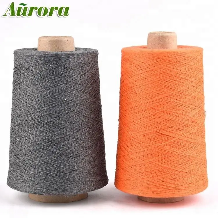 Hot sale 24/2 yarn count cupro yarn pc black yarn