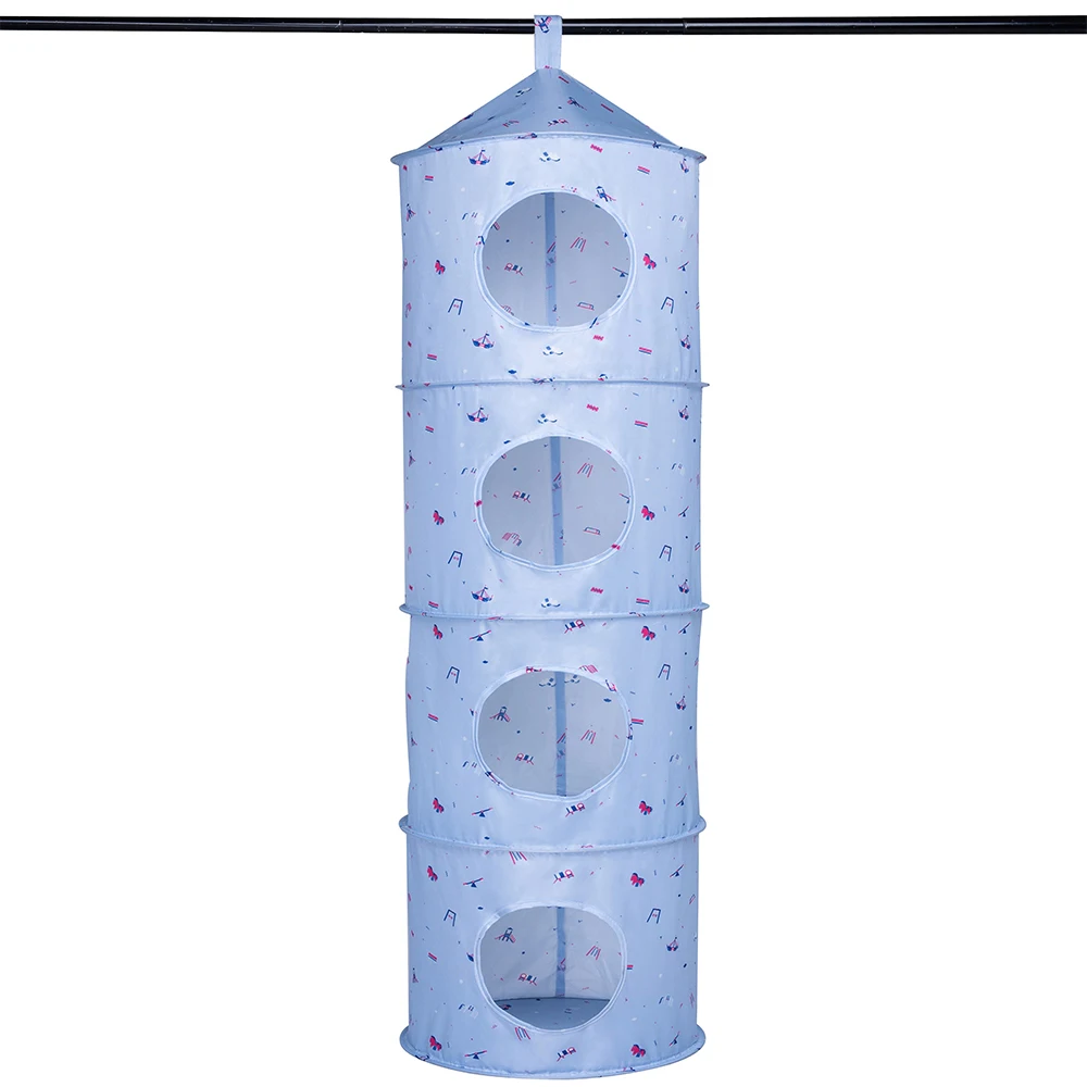 
Collapsible Storage Bakset Wardrobe Closet Hanging Shelves 