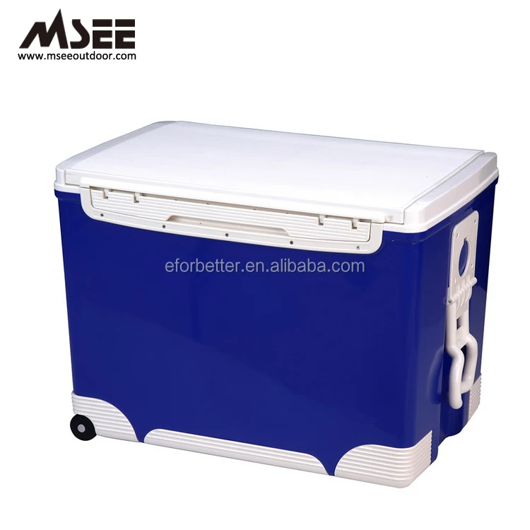 Easy Carrying Custom Plastic 50L 60L 75L 100L 150L Styrofoam Cooler Box