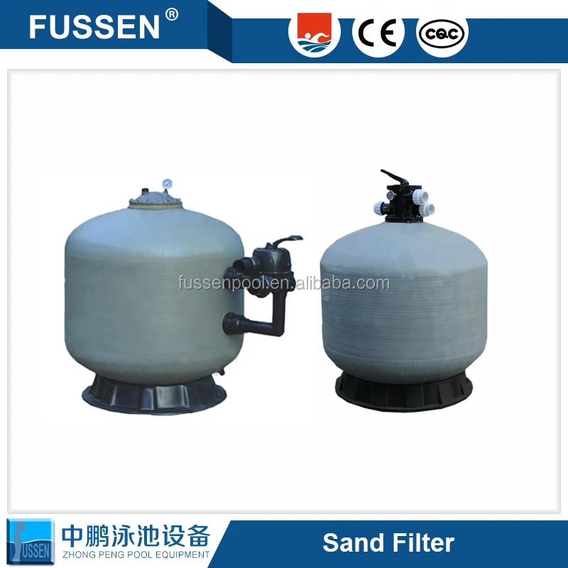 High pressure machine de swimming pool activated carbon filter side mount sand filter