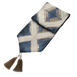 Модная Современная скатерть из цветного полиэстера, Жаккардовая скатерть с кисточками