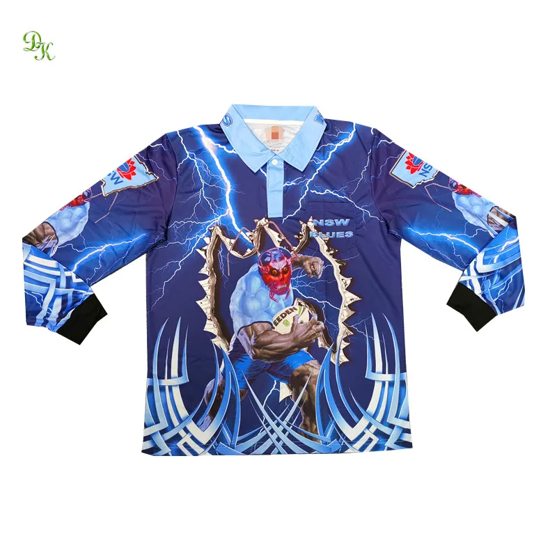 Custom design long sleeves fishing clothing