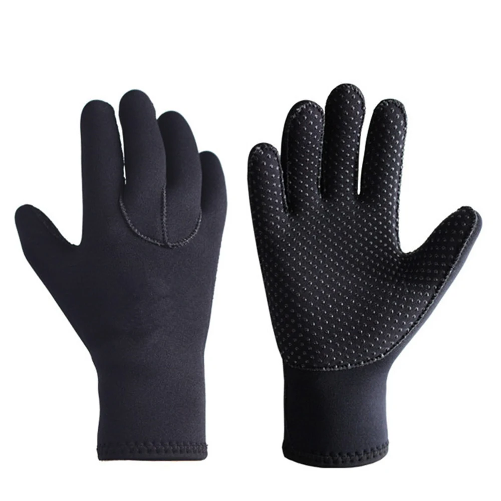 Sports wear Wetsuit Gloves 3mm Neoprene Five Finger Diving Anti Slip for Snorkeling Swimming