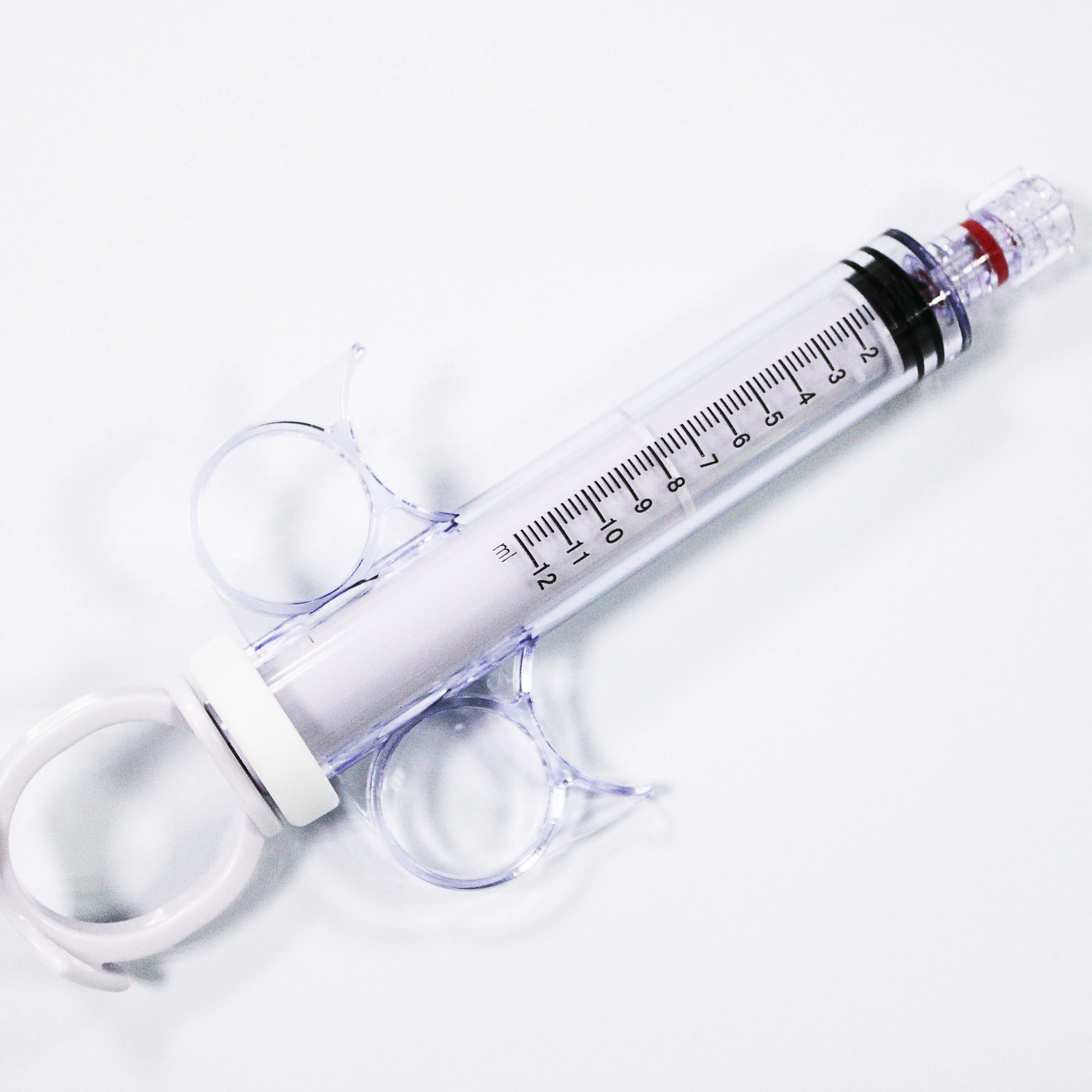 Disposable Lucer Connector 10ml Dose Angiographic Control safety Syringe