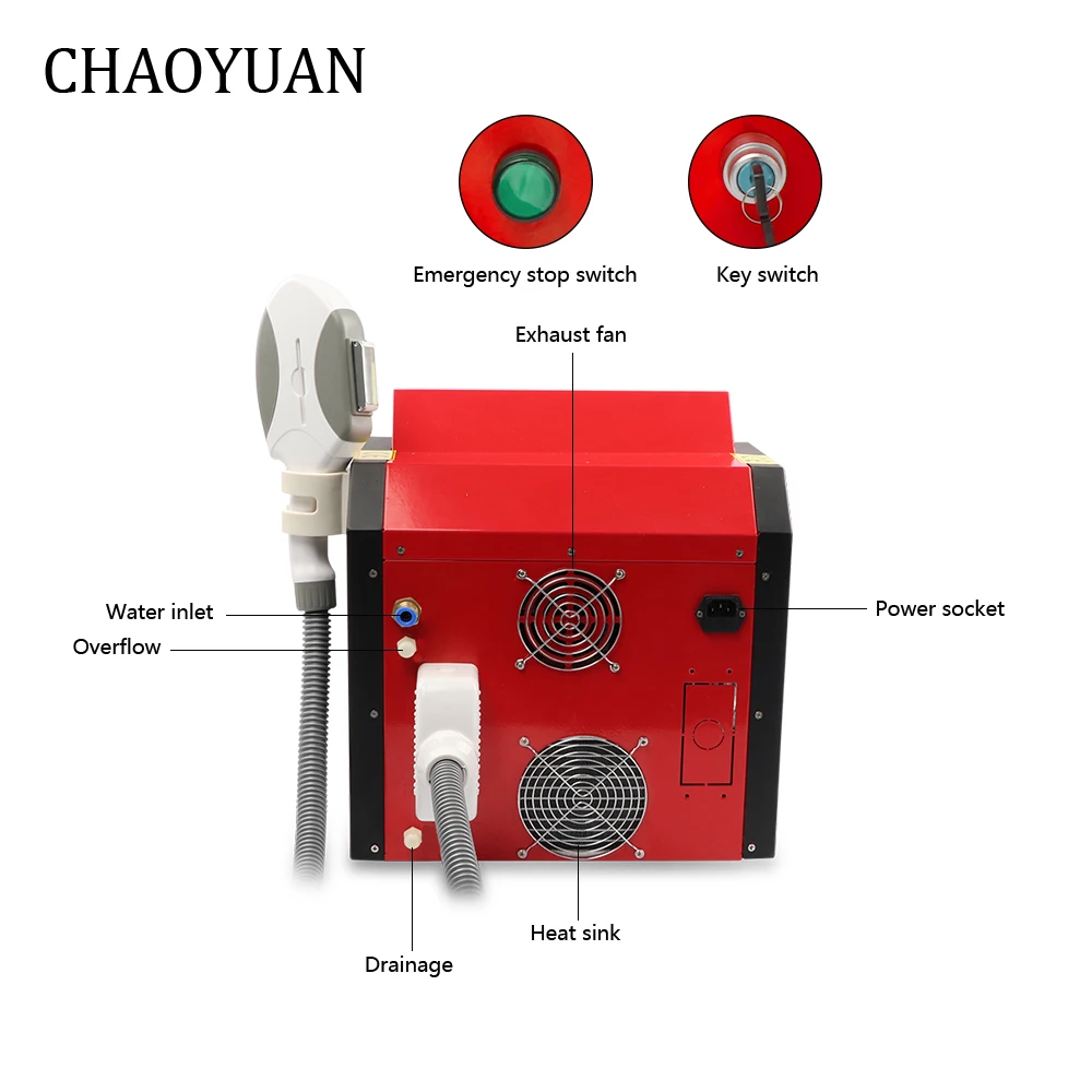 Multifunctional Painless Laser Epilator High Quality 808nm Diode Laser Hair Removal With 755 808 1064nm 3 Wavelengths Device Fac