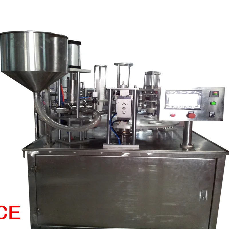 KIS-900 ротари жидкого наполнения мороженое заполнения запайки трубки наполнительные машины