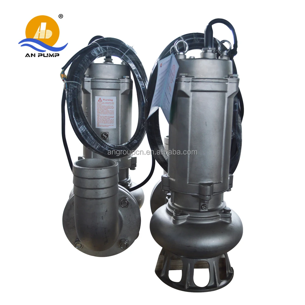 Submersible liquid slurry cow manure pump