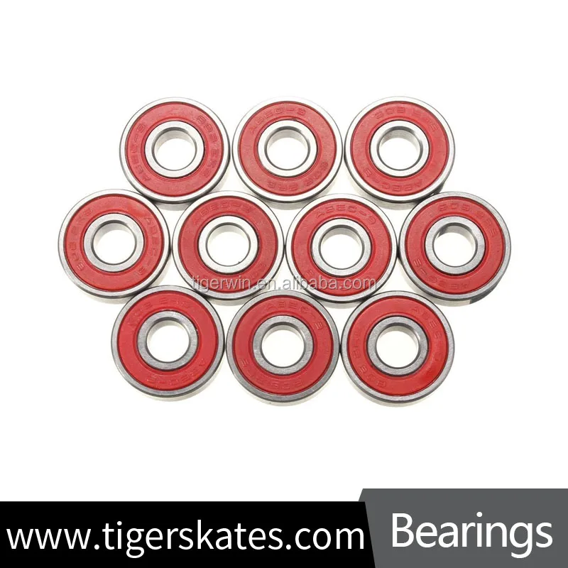 Tiger Skate Deep Groove Ball Skateboard Bearings Inline Skate Longboard Skateboard Bearing 608 8*22*7mm ZZ 2RS OPEN High CN;GUA