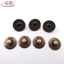 factory manufacture metal jeans brass rivets