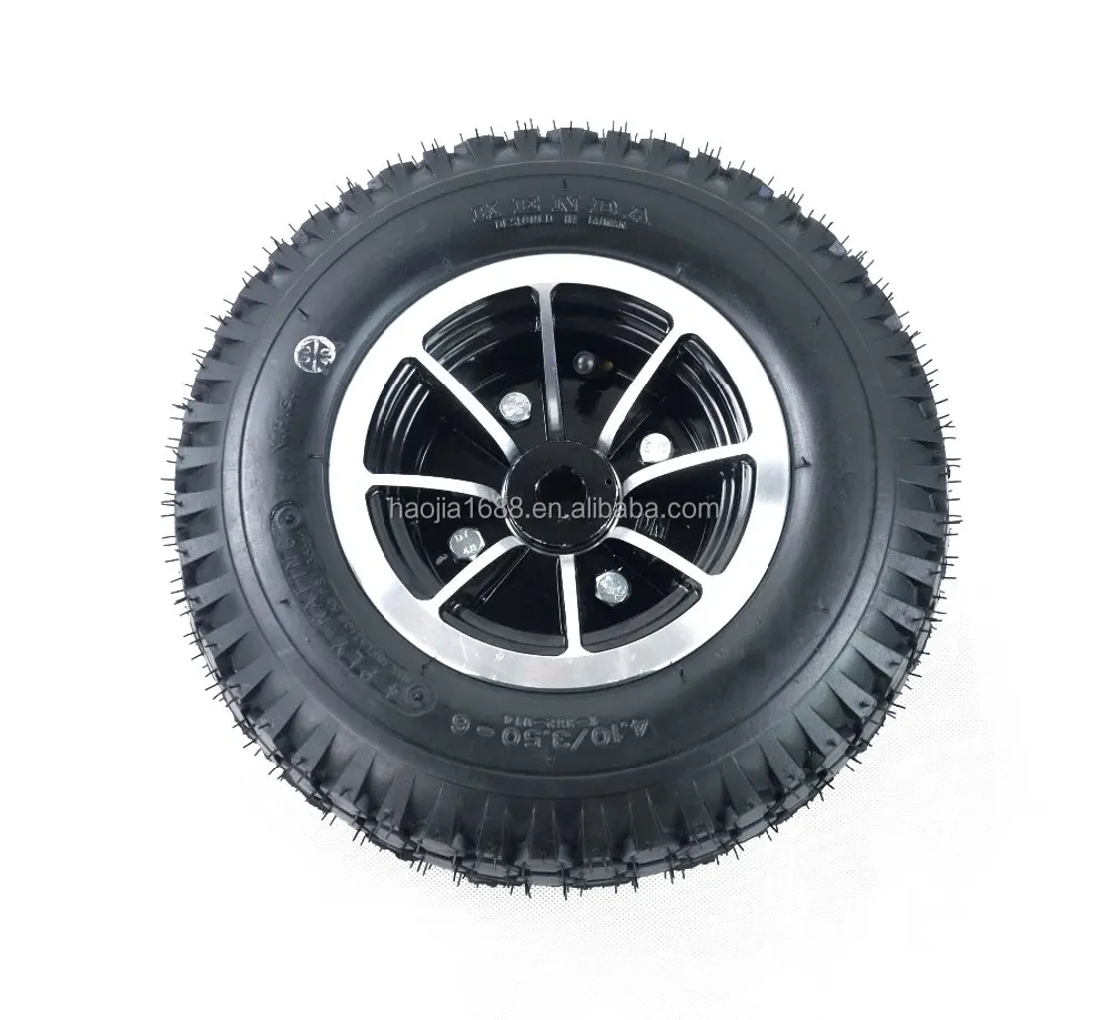
4.10/3.50-6 Aluminum alloys hub Inflatable Driving wheels 