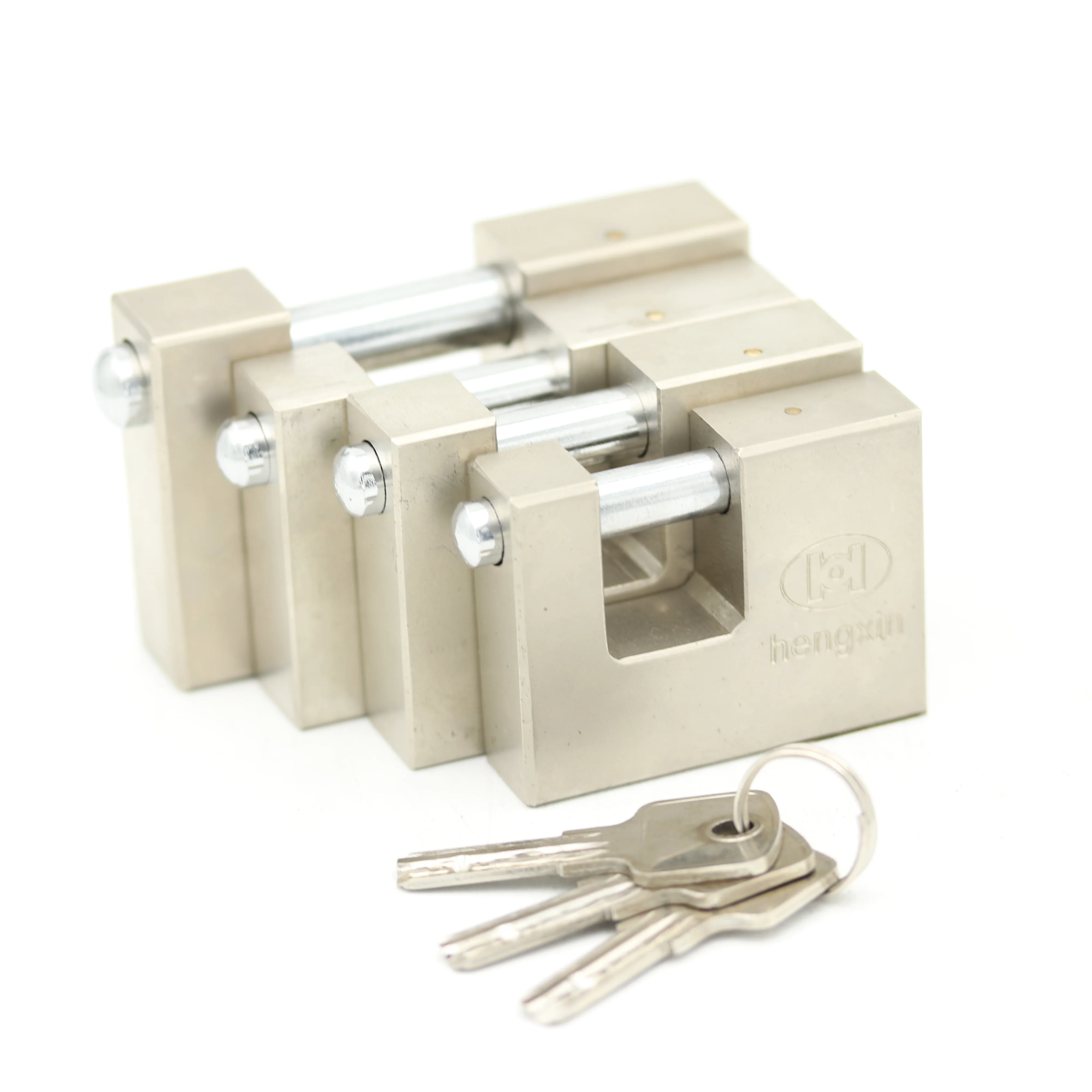 Hot Sale Safety Padlock Brass Cylinder Rectangular Padlock Size 60-70-80-90mm