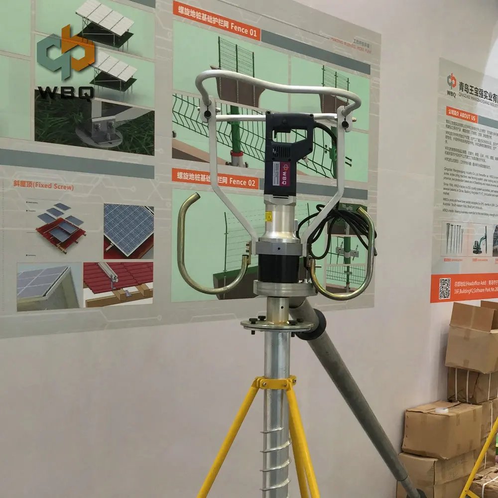 Pile Hammer Machine Hydraulic Road Fence Post Pile Driver