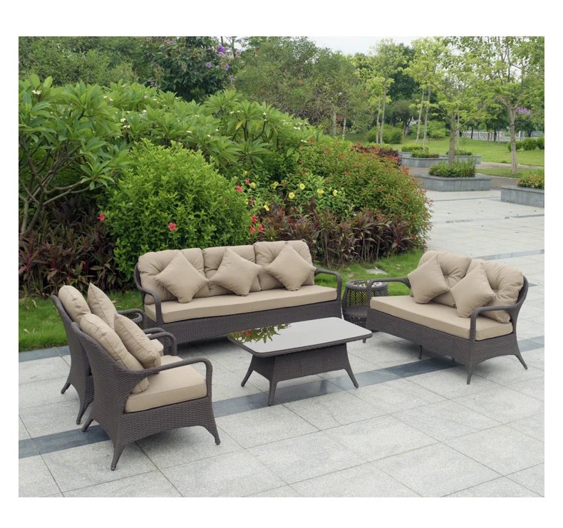 patio furniture  outdoor Rattan  Aluminum Garden set  Furniture sofa set