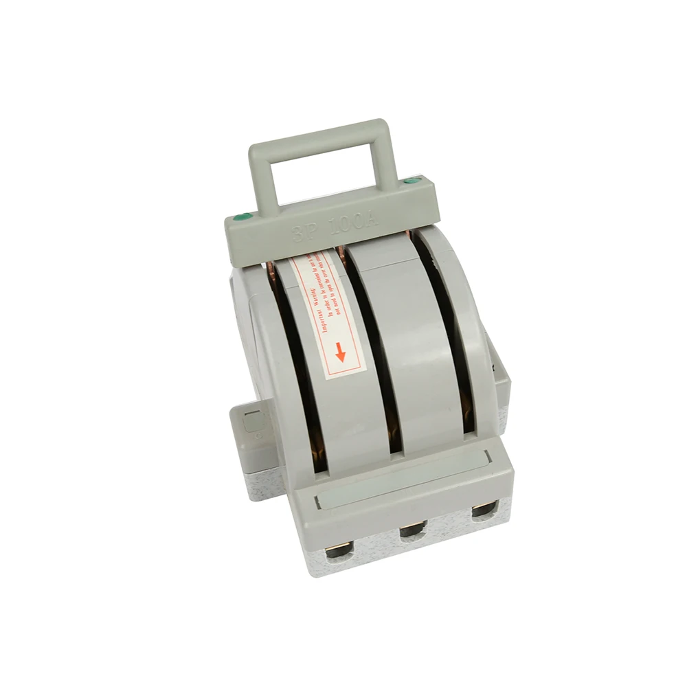 Hk11 380V Grey 3 Poles 100A Double Throw Changeover Knife Switch