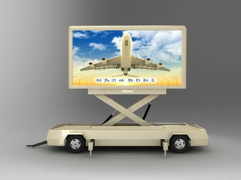 Trailer LED Video Mobile Advertising Screen billboard car-YEESO