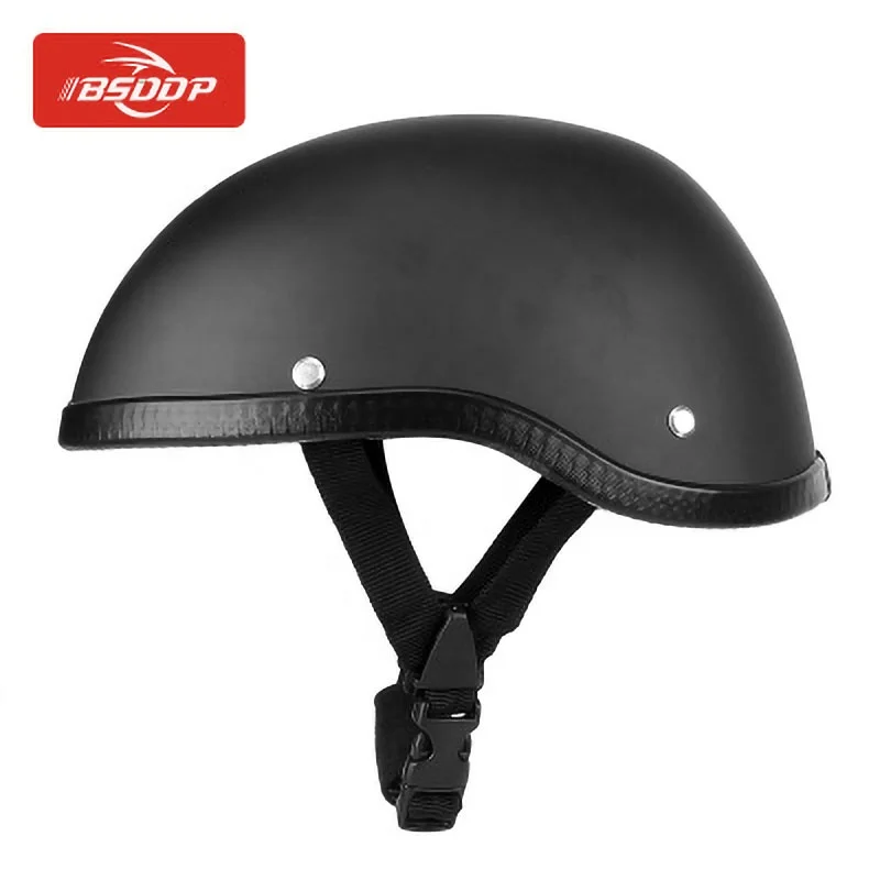 Cheap Price vintage half face electric scooter motorcycle helmet street bike  Retro German style chopper cruiser cap for harley