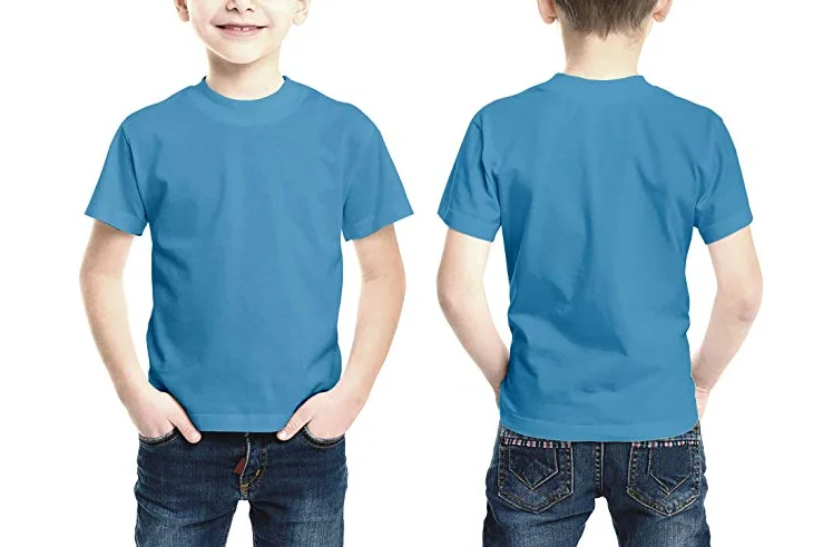 Byval Custom new design quick dry high quality boys kids blank t-shirt