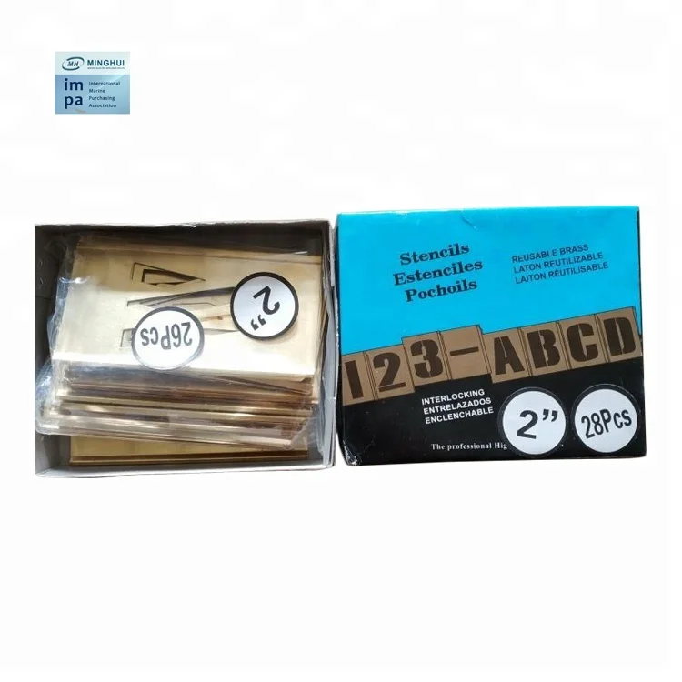 Stencil letter and drawing sets ITPM 613143 ship store