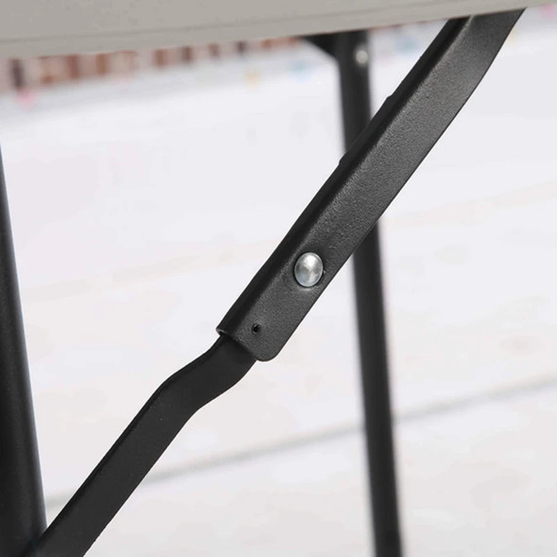 stackable 3feet plastic round table with umbrella hole bistro dinette beach table