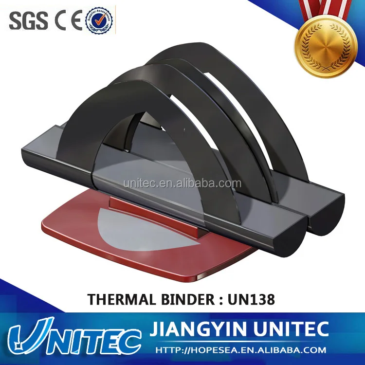 2015 китайский завод оптовая продажа пользовательские высокое качество тепловой связующего / связующее клип / жнец биндер