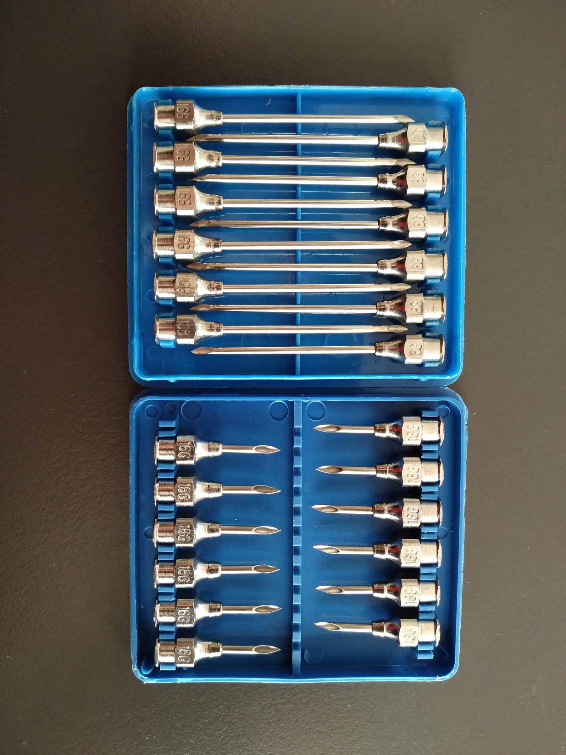 Disposable sterile surgical stainless steel veterinary metal needles for animals