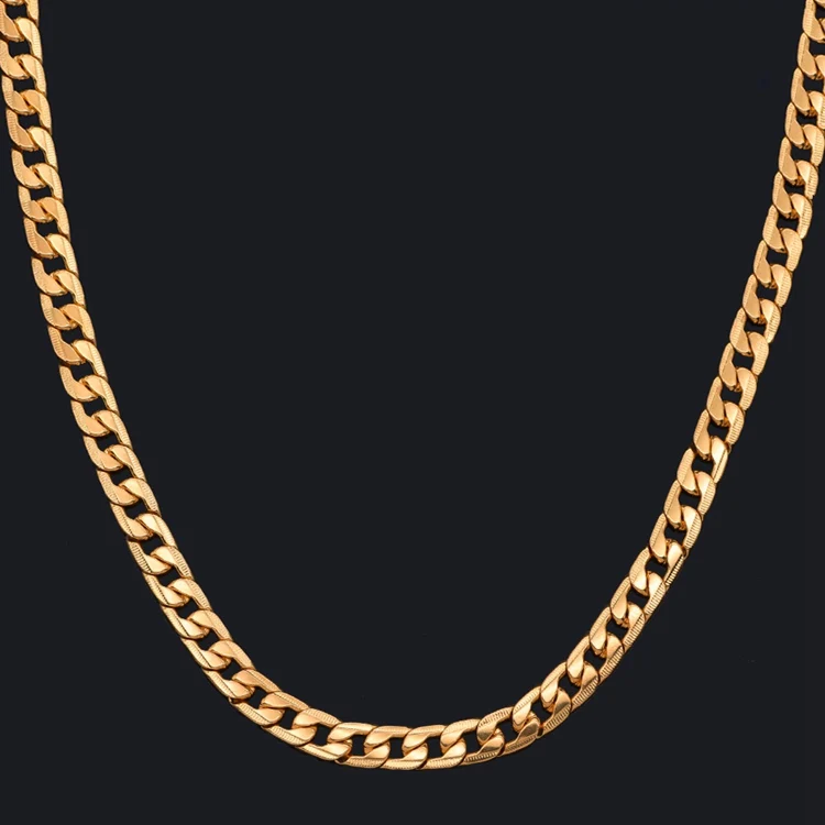 JB-19 Hip Hop Jewelry 18kgp Necklace Price Mens Chain Necklace