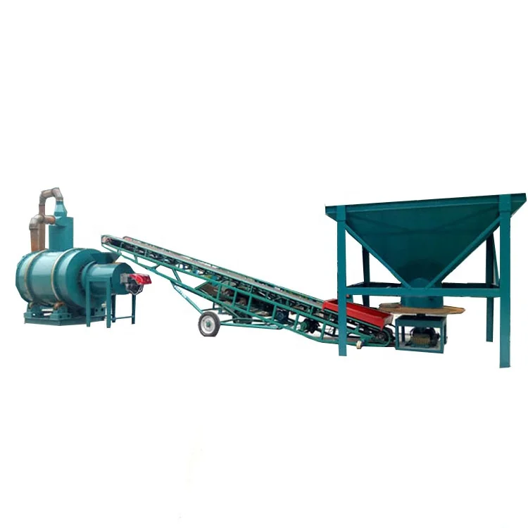 Silica sand rotary dryer machine