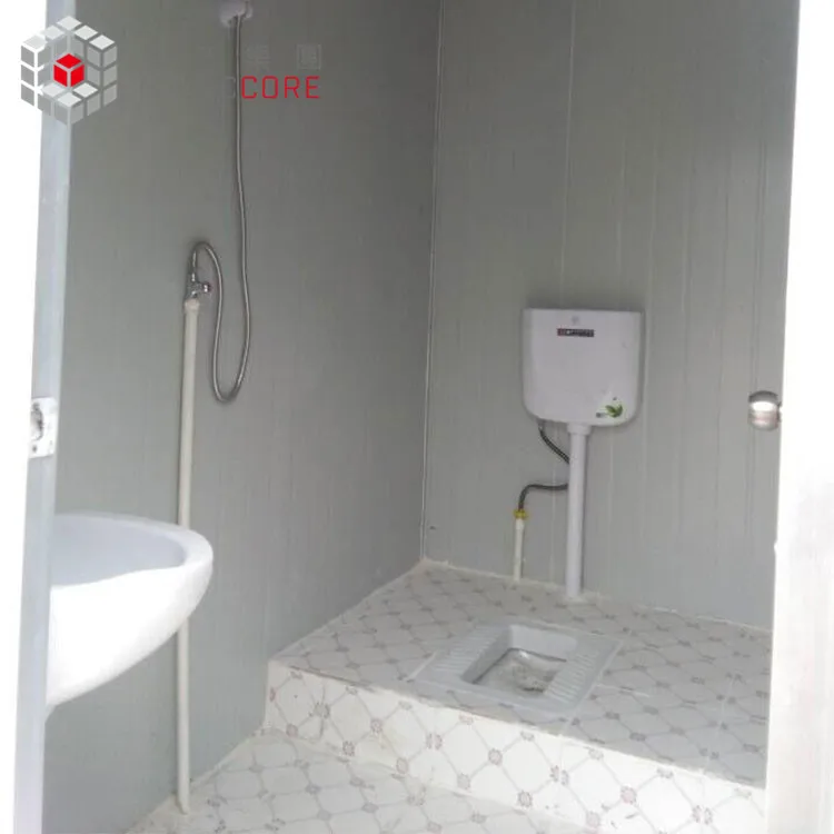 Custom shower container portable toilet container house kitchen toilet container hotel use mobile portable toilet