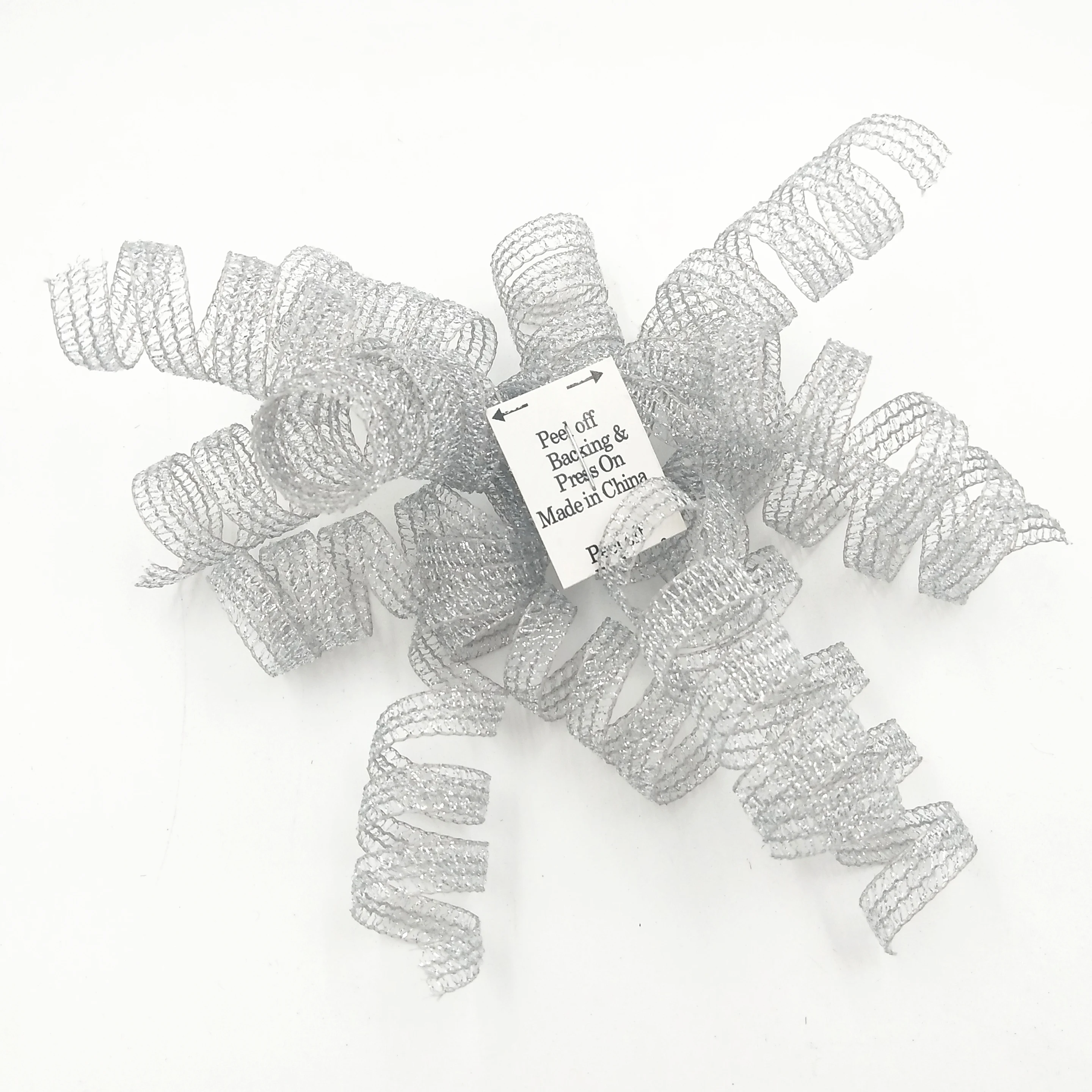 
Gift Box Decoration Curly Bow Blue Knitting Plastic Curling Ribbon 