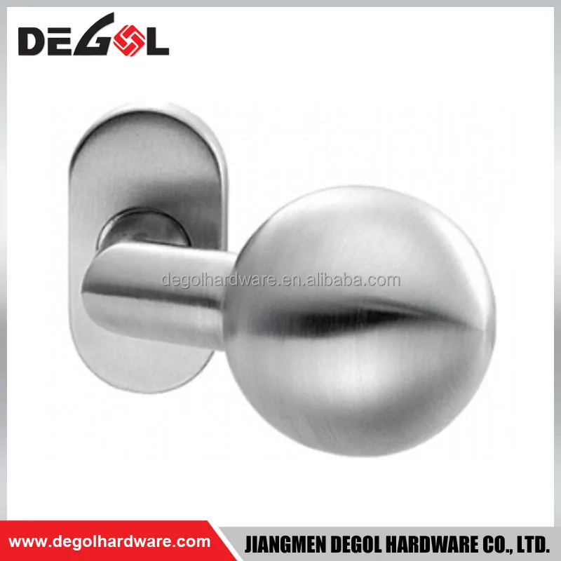 Fancy designer small door knob stainless steel door fixed knob