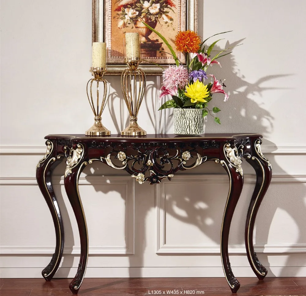 Мебель для спальни из массива дерева Роскошная Европейская кровать большого размера