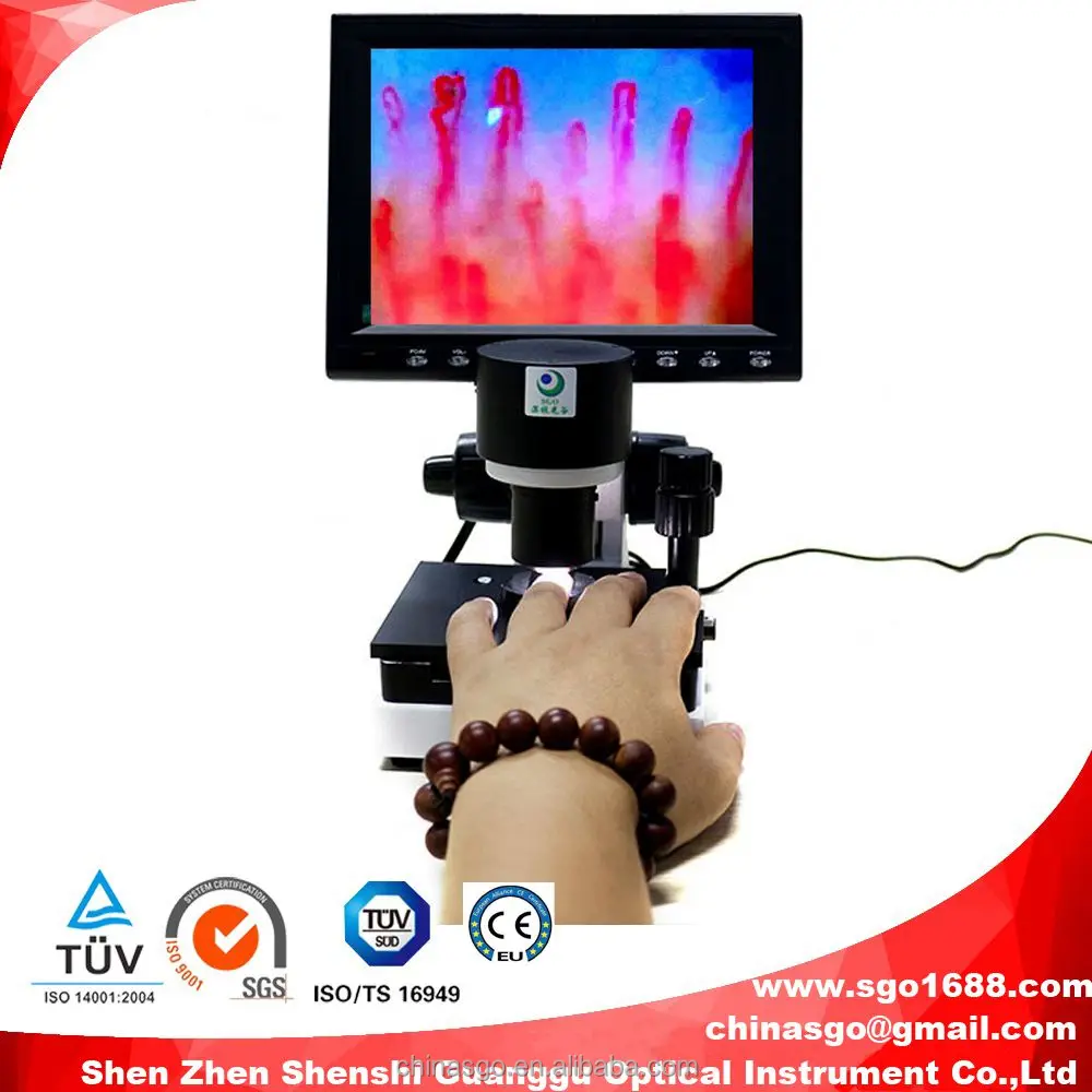 Microcirculation detecting instrument health instrument