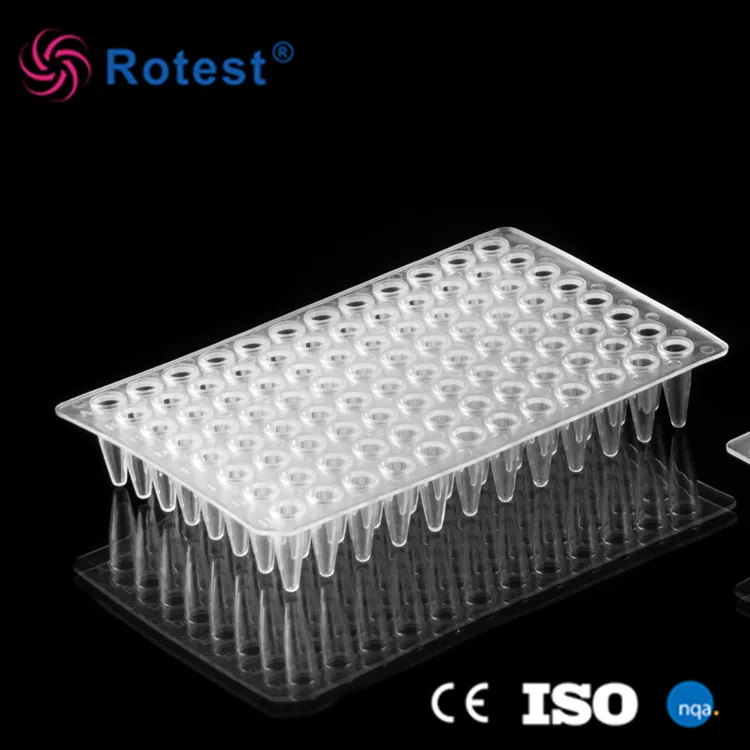 Laboratory 96 Well Blood Medical Culture Media Plates Polystyrene Clear Flat Bottom Cell Culture Plate