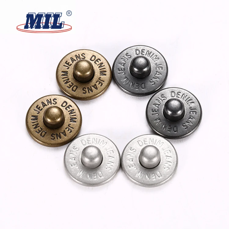 25MM wholesale custom clothing metal rivet decorative button