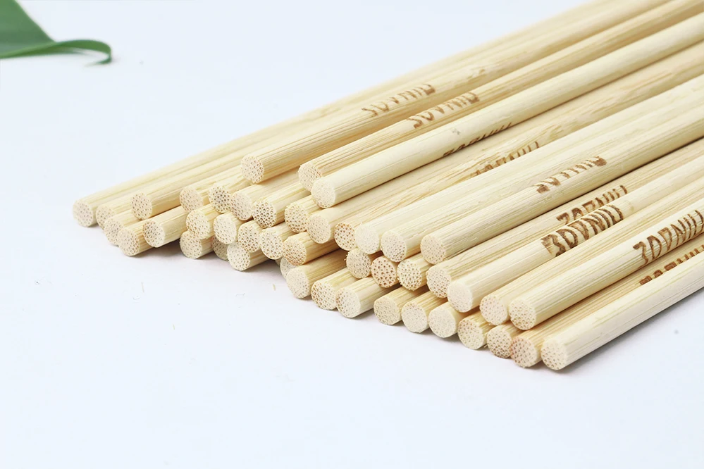 Factory price disposable round  bamboo skewer with  customized logo