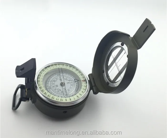 Точный компас из цинкового сплава профессиональный Компас для улицы металлический светящийся в темноте