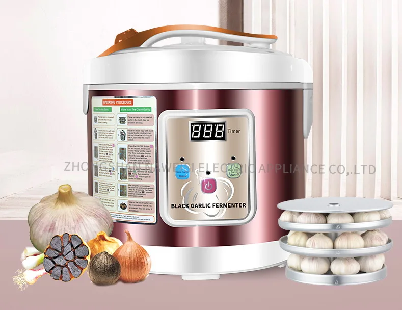 Black garlic fermenter Provide OEM ODM Original Stock solo black garlic single clove pure oil suppliers Two year warranty