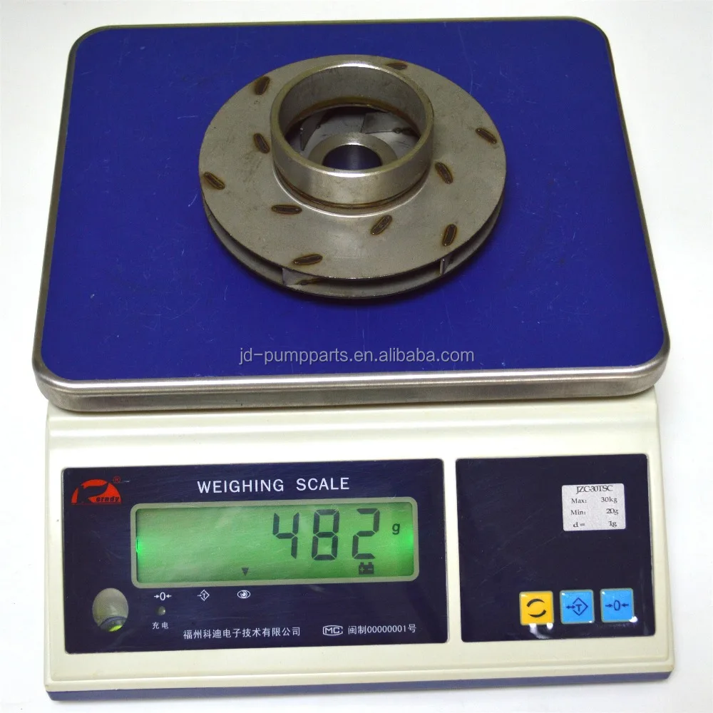 Рабочее колесо для лазерной сварки из нержавеющей стали для вертикального трубопроводного насоса 125x10