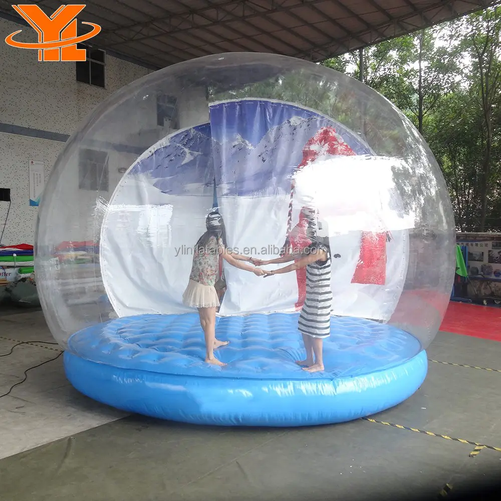 Рекламный надувной шар для снега для детей и взрослых, популярный надувной шар для рождественского шоу