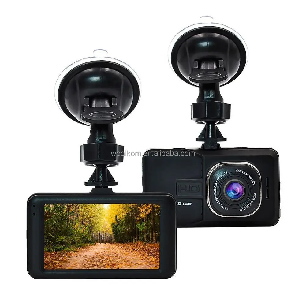 3 Inch Full HD 1080P Dash Cam Hands-Free Night Vision Car Camera Recorder DVR