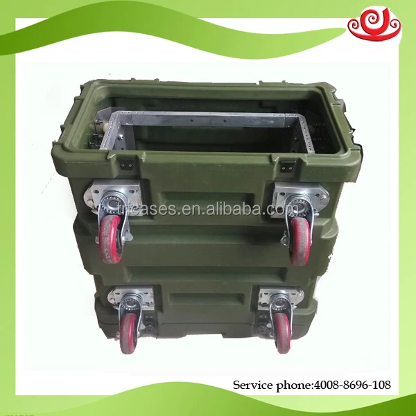 Tricases RU060 waterproof IP65 high impact 3U to 12U rack cases for computer server