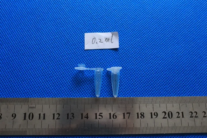 lab use 0.2ml Flat or domed cap Thin-wall micro Reaction Tube lab PCR tube