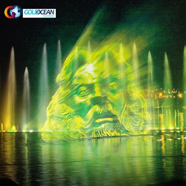 FREE DESIGN Chinese Manufacturer Exterior Water Screen Movie Laser Projector Show