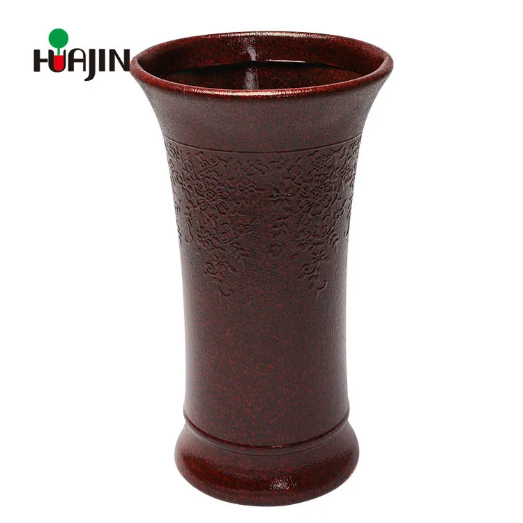 Ornamental orchid cymbidium columnar shape plastic flower pots