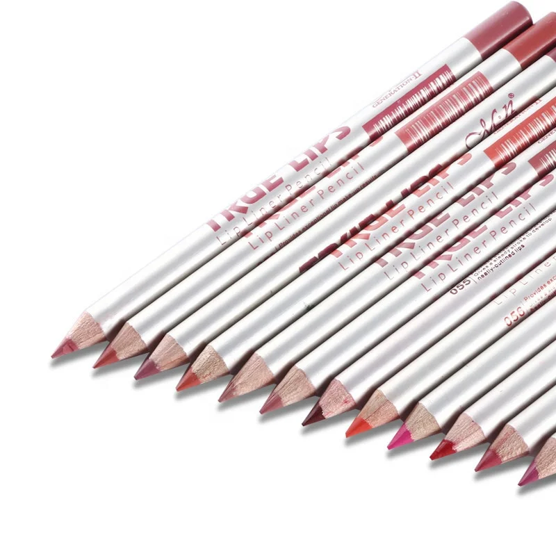 12pcs/set Professional Matte Pencil  Lip Liner PencilWaterproof Pencils For Lips Long Lasting Lipliner Pen Makeup Cosmetic Tools