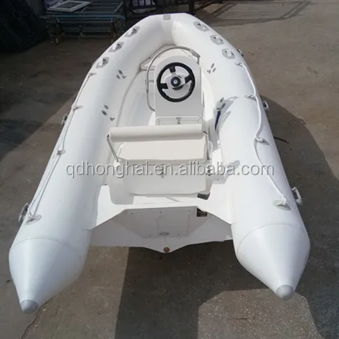 4.8m white Fibreglass hull boat with CE certification for fishing