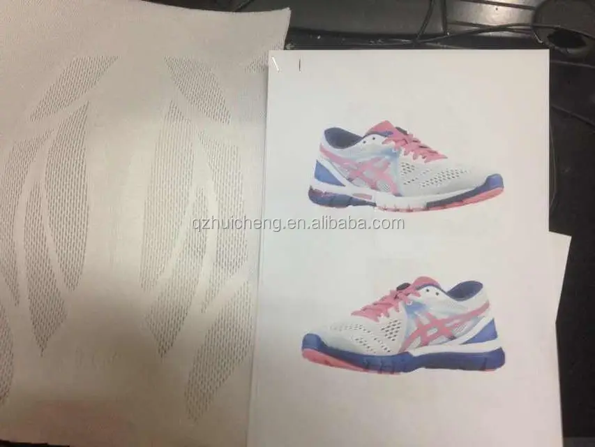 Once-molded Vamp Sport Shoes Upper Non Stitch Knitting Machine