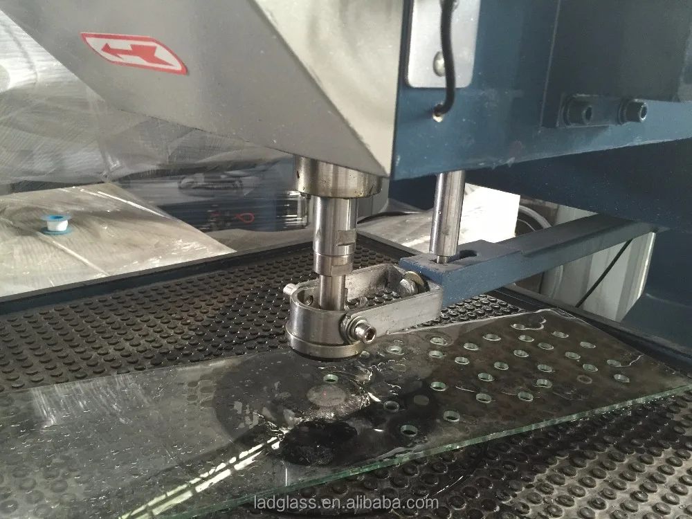 Horizontal electric double head glass drilling machine