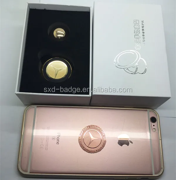 luxurious golden car mount holder Ball Sticky Magnetic Stand china cell phone mount for car china stock